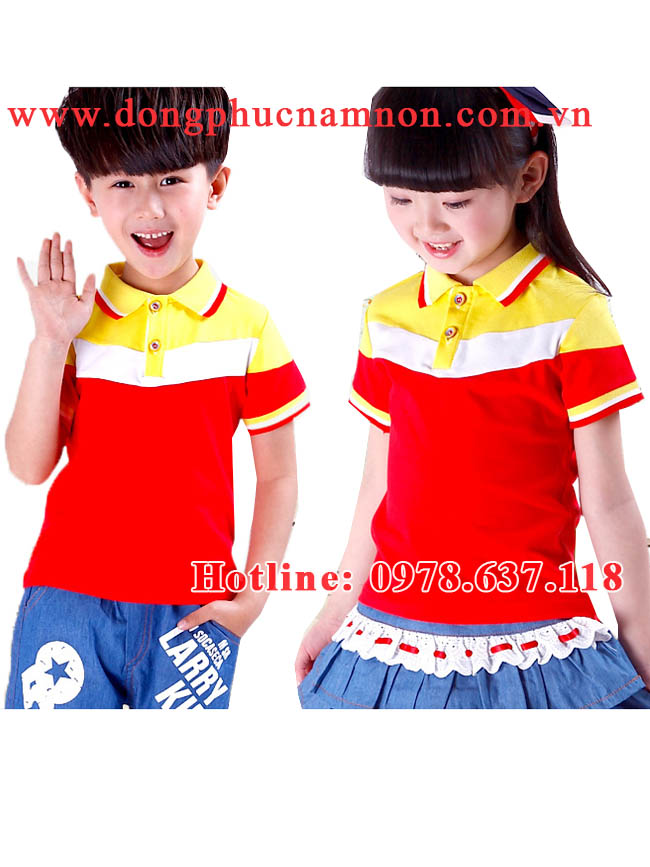 Mẫu đồng phục mầm non - DPMN48 | Mau dong phuc mam non